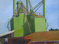painting entitled Green Cement Factory
